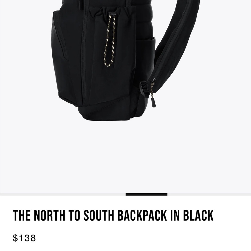 BEIS North to South Black Women's Backpack NWOT - Picture 6 of 8